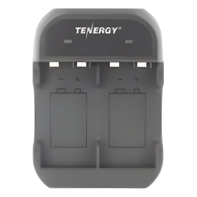 Cargador de Baterías / 2 Bahías / Ni-MH 9V / Indicadores LED / Protección de Polaridad / Cable USB Incluido