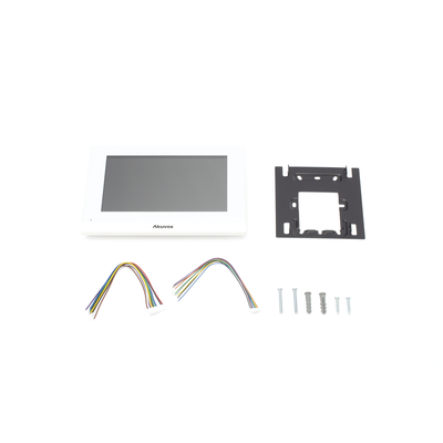 Monitor IP Touch / Pantalla 7" Capacitiva / SIP / PoE / Wi-Fi 2.4 GHz / RAM 1 GB / ROM 8 GB / 0.23 m (0.75 ft) Perfil