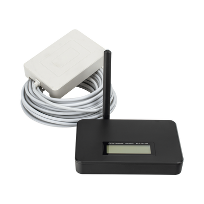 Amplificador de Señal Celular / Banda Única 850 MHz (B5) / Ganancia 65 dB / Cobertura 140 m² / 2G y 3G / Sin Configuración