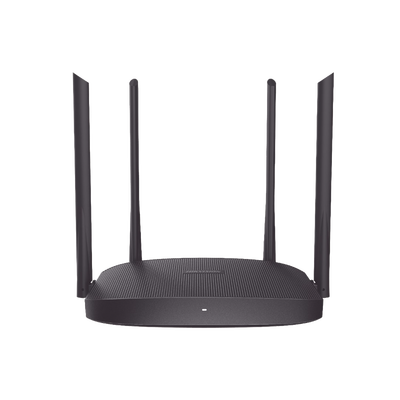 Router Inalámbrico WISP / Hasta 1200 Mbps / Doble Banda AC (2.4 GHz y 5 GHz) / 3 Puertos LAN 10/100 Mbps + 1 Puerto WAN 10/100 Mbps / 4 Antenas Externas Omnidireccional de 5 dBi / Interior