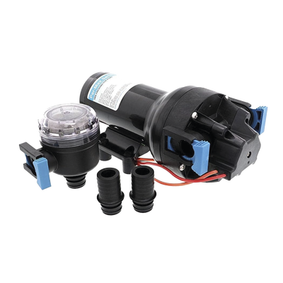 Bomba de diafragma / 24 Vcd / 60 PSI / 22.7 L/min / IPX6 / Autocebante 2.1 m (7 pies) / Aluminio fundido HD