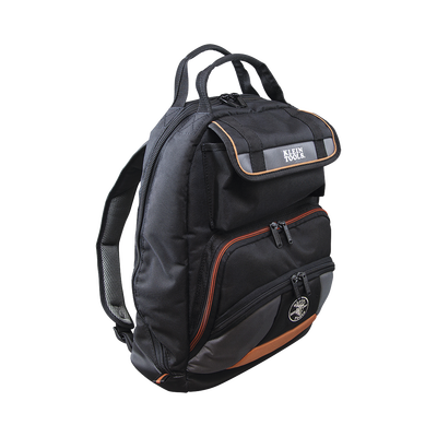 Mochila para Herramientas / 35 Bolsillos / Tela Balística 1680D / Interior Naranja / Base Resistente Texturizada