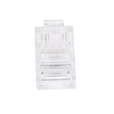 Conector RJ45 / Cat6 / UTP / Sin Blindaje / Interior / Paquete 100 Piezas
