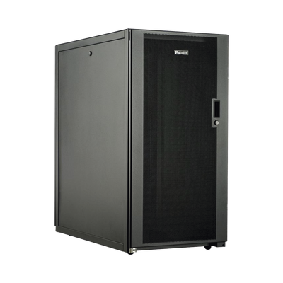 Gabinete de Piso / 24 UR / 600 mm Ancho / 1070 mm Profundidad (42.12') / Puertas Ventiladas 69% / Carga Estática 567 kg