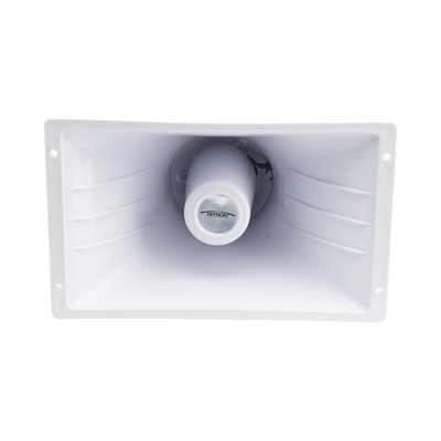 Bocina PA / 30W / 8Ω / 95 dB @ 15 m / 25 pies cable RCA / Interior-Exterior