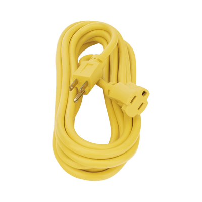 Extensión Eléctrica de Uso Rudo / 5 m (16.4 ft) / 127 V CA / 10 A / 16 AWG / NEMA 5-15R / Aterrizada