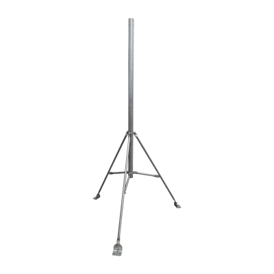 Tripié con Mástil / Tubo 2" / Altura 3 m (9.8 ft) / Acero Galvanizado en Caliente / ASTM A-36