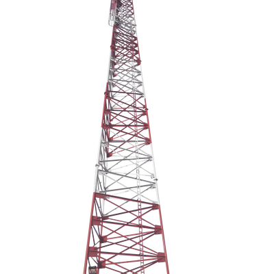 Torre Autosoportada Tubular / Uso Pesado / 30 m (98.4 ft) / Galvanizado Inmersión en Caliente / Viento 200 km/h / 5 Secciones 6 m