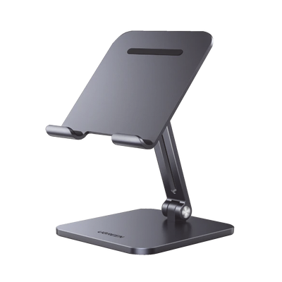 Soporte para Tablet / Ajustable 5-135° / Altura 7.1-9.1 pulgadas / Carga Máxima 1 kg / Aluminio / Plegable