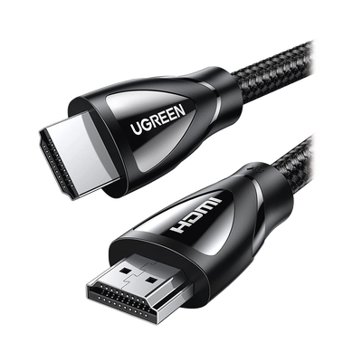 Cable HDMI 2.1 de Nylon Trenzado / 1 Metro (3.28 Pies) / 8K@60Hz/4K@120Hz / 48 Gbps / eARC / HDR10+ / Dolby Vision / Dolby Atmos / VRR / ALLM / HEC / 3D