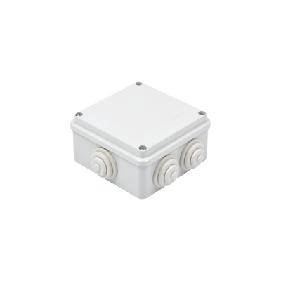Caja de Derivación Estanca / 6 Entradas / IP55 / IK08 / 100x100x50 mm / Libre de Halógenos / -24 a 60°C